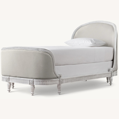 Used Restoration Hardware Full Belle Upholstered Bed for sale on AptDeco