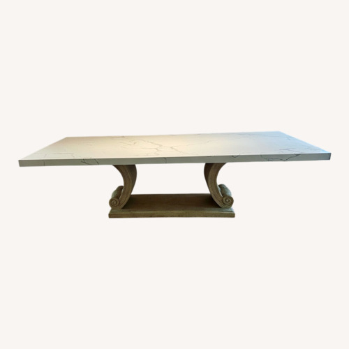 Used Custom Quartz Dining Table for sale on AptDeco