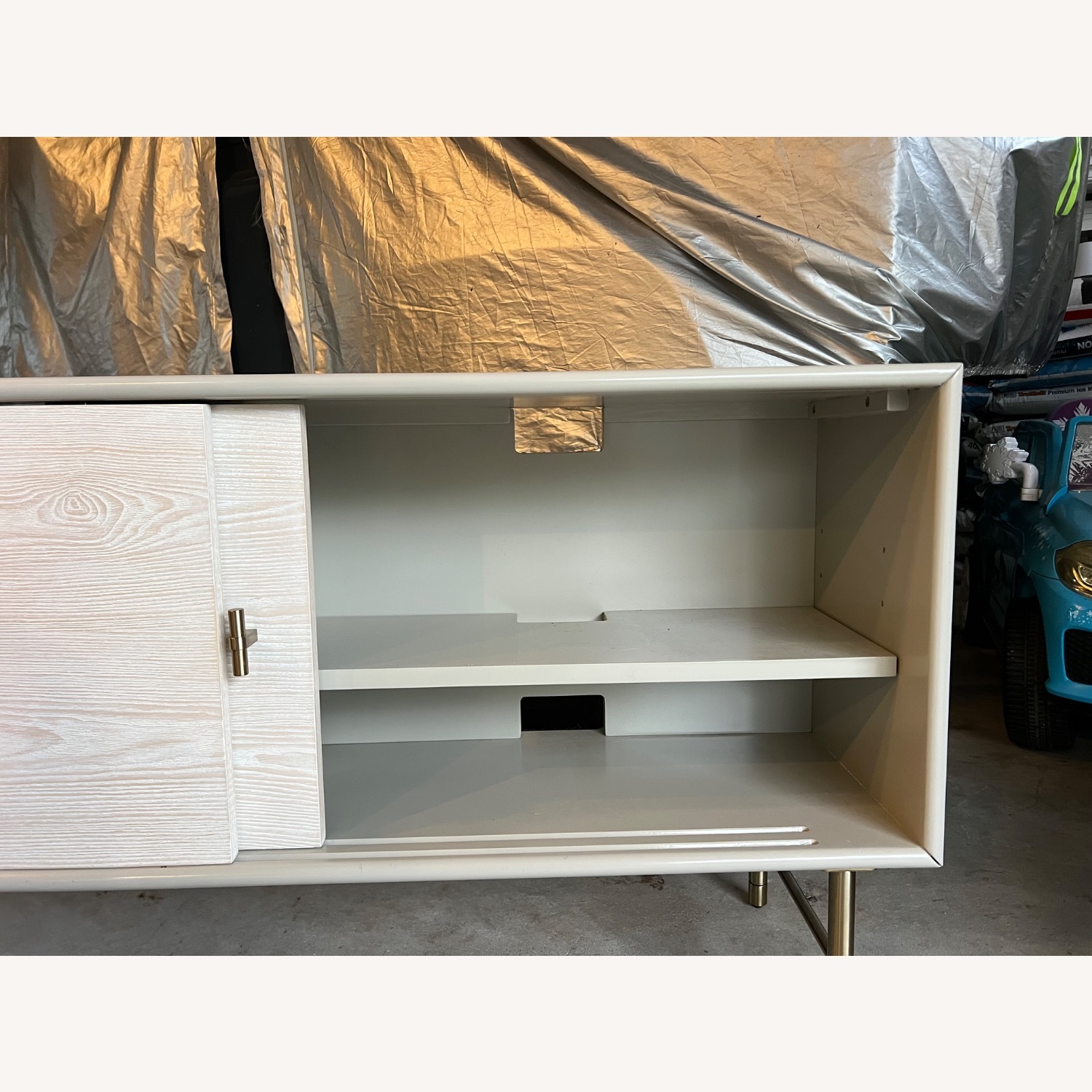 West Elm Modernist Wood & Lacquer Media Console - image-3