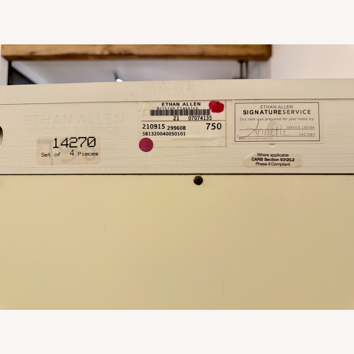 Ethan Allen Solid Wood Tall Bookcase  - image-4