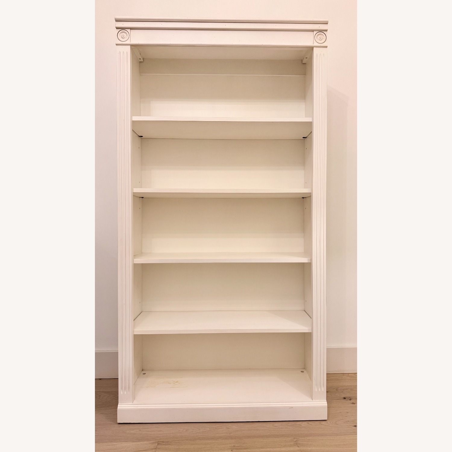 Ethan Allen Solid Wood Tall Bookcase  - image-8