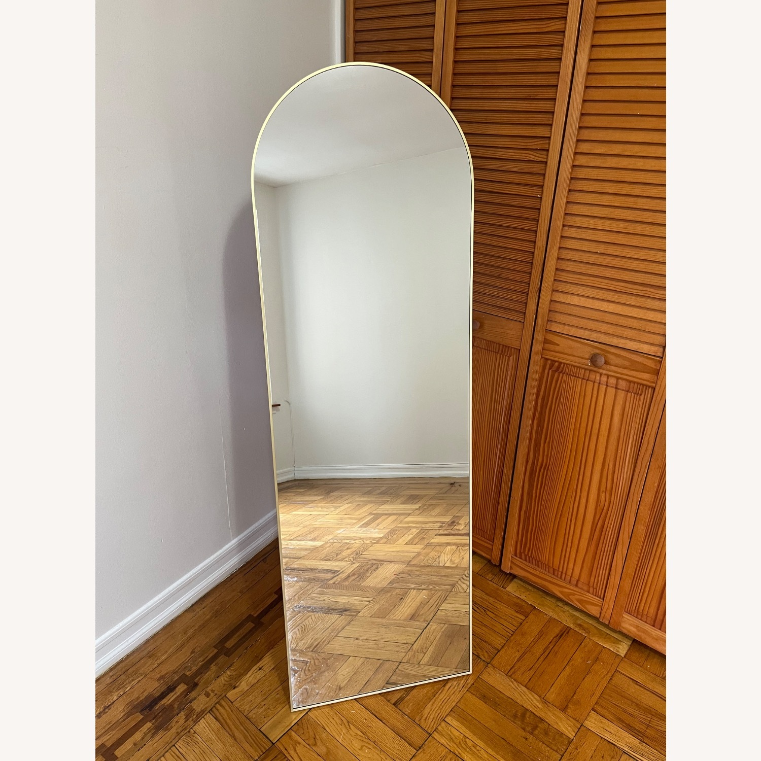 Sweetcrispy Gold Arched Full-Lenght Mirror - image-1