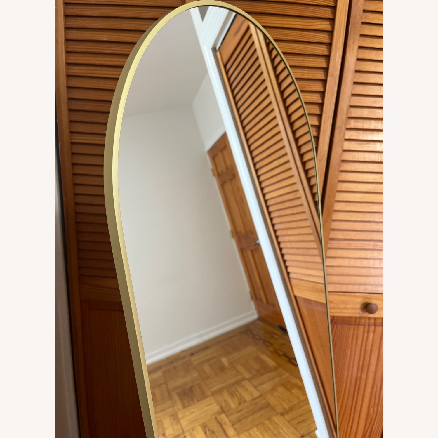 Sweetcrispy Gold Arched Full-Lenght Mirror - image-3