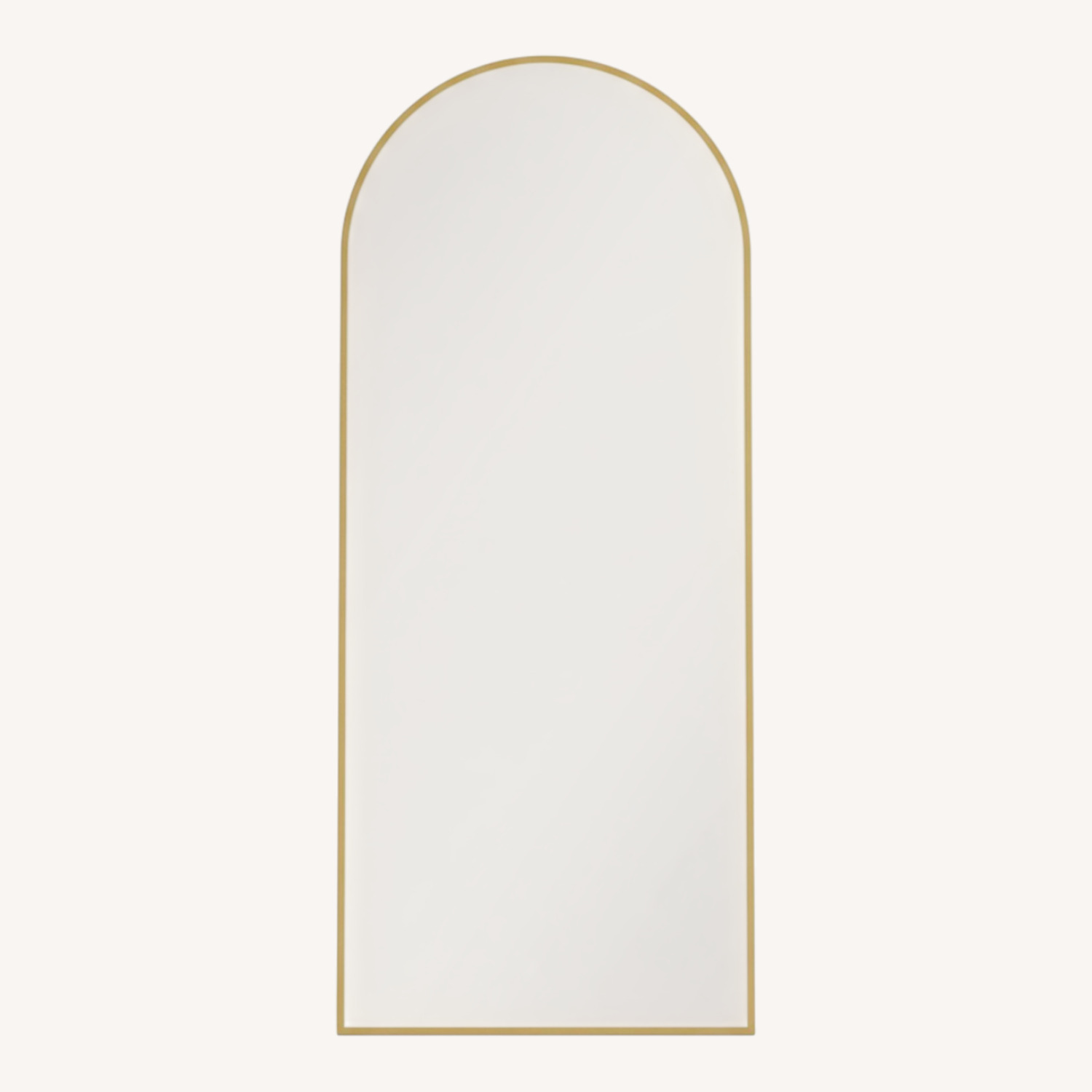 Sweetcrispy Gold Arched Full-Lenght Mirror - image-0