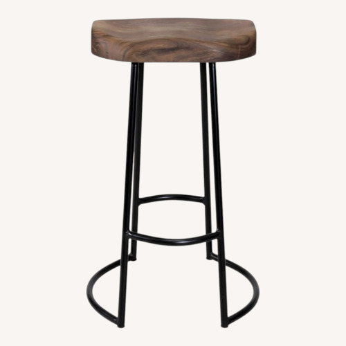 Used Wayfair Carbon Loft Wood Barstools  for sale on AptDeco