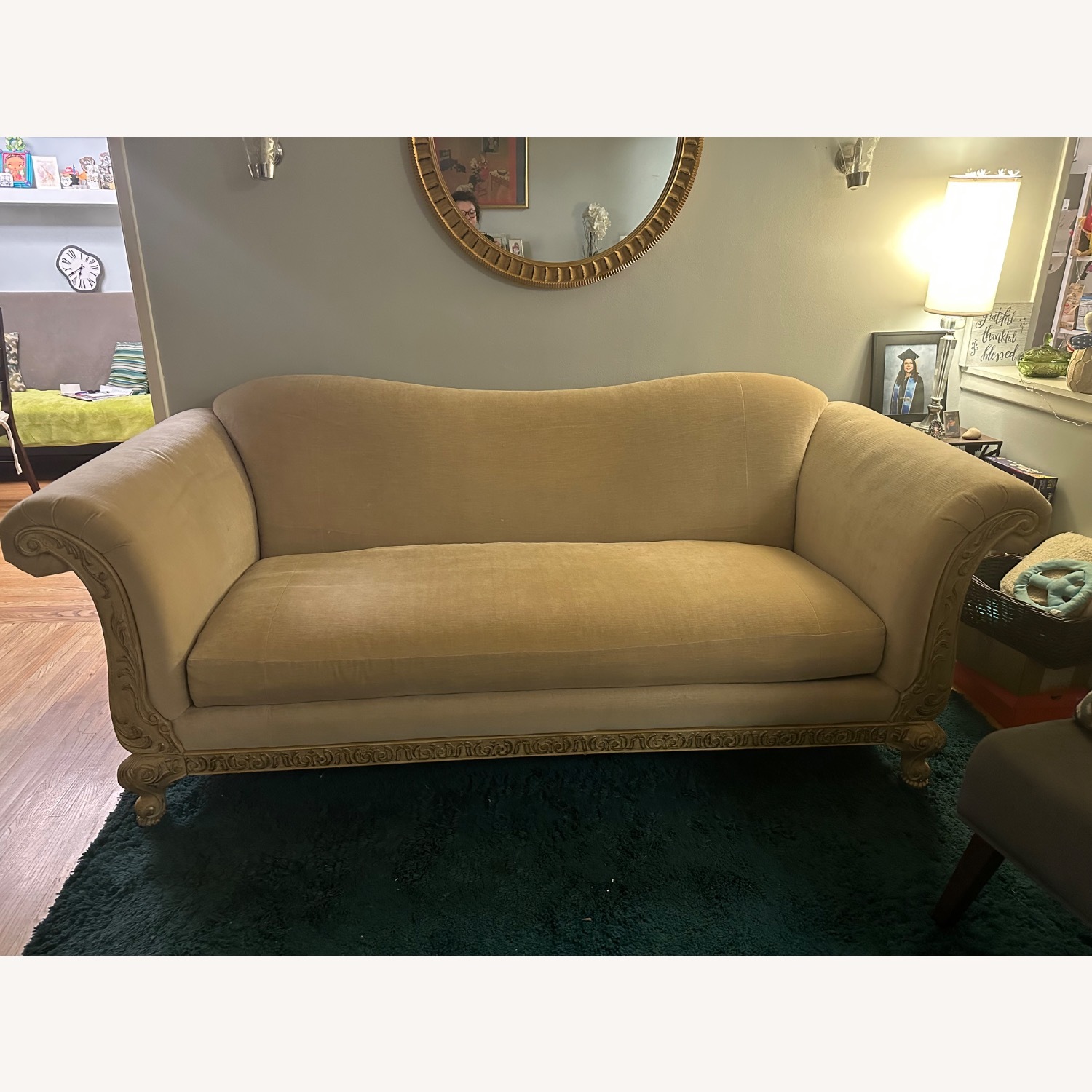 Schnadig Natural Fabric 3+ Seater Sofa - image-7