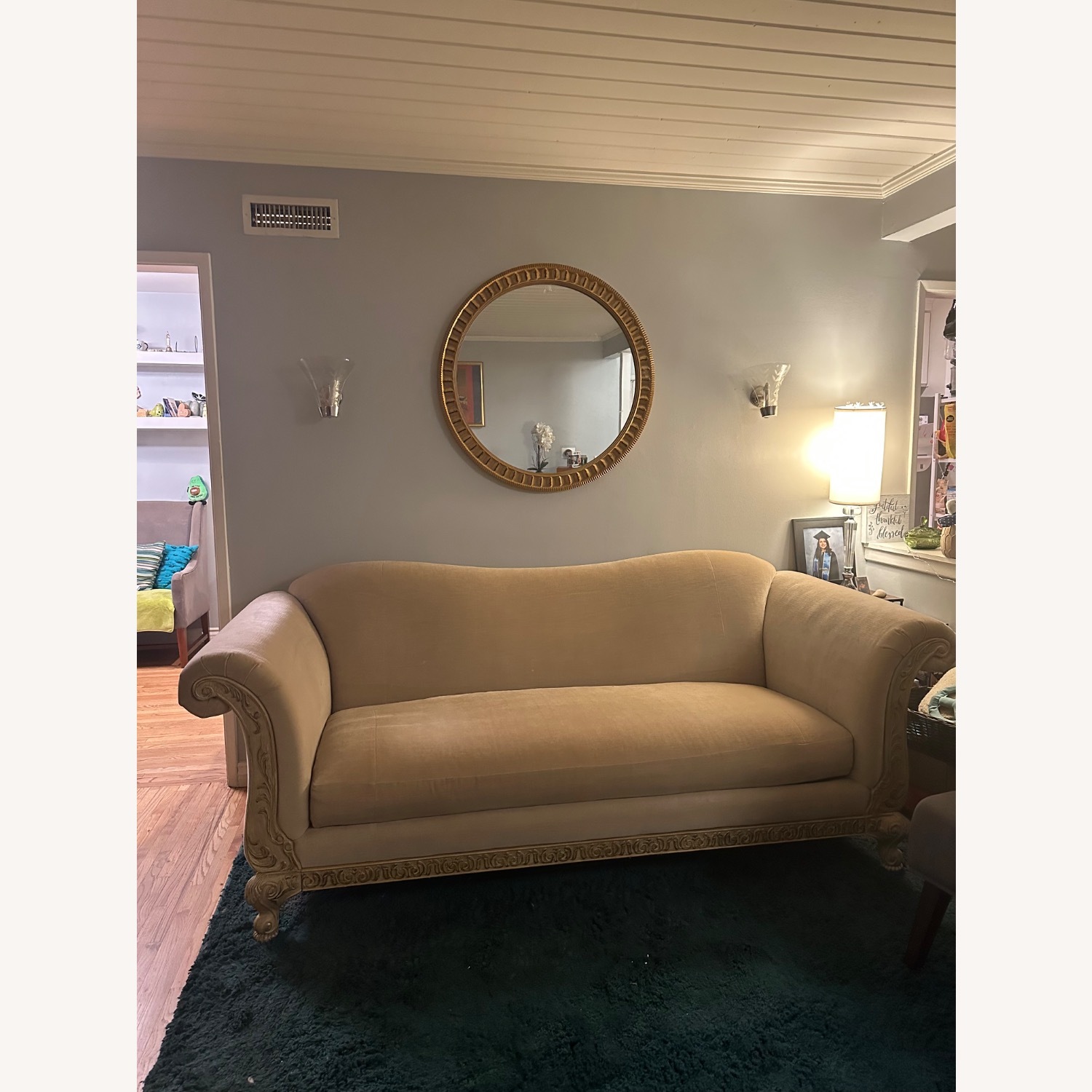 Schnadig Natural Fabric 3+ Seater Sofa - image-1