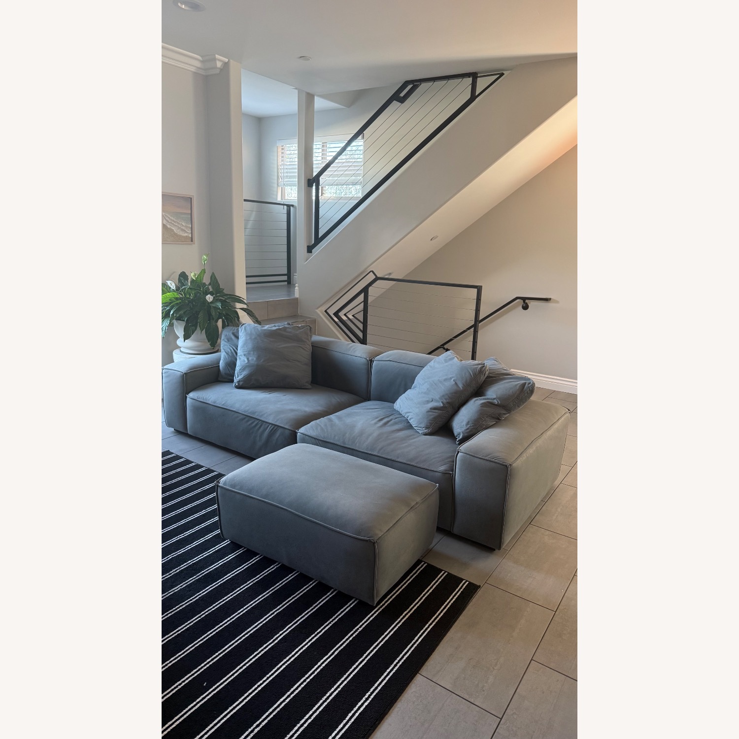  Valyou Furniture Loft Sofa with Ottoman  - image-1