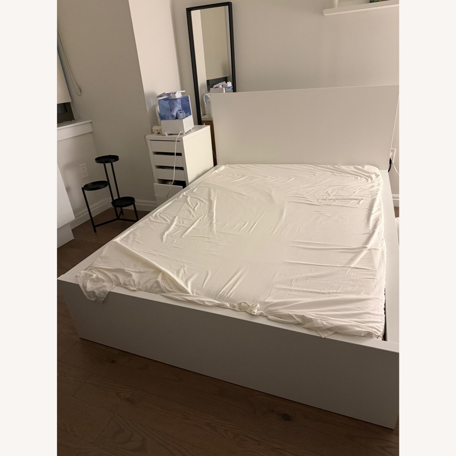 IKEA MALM White Wood Full Bed - image-3