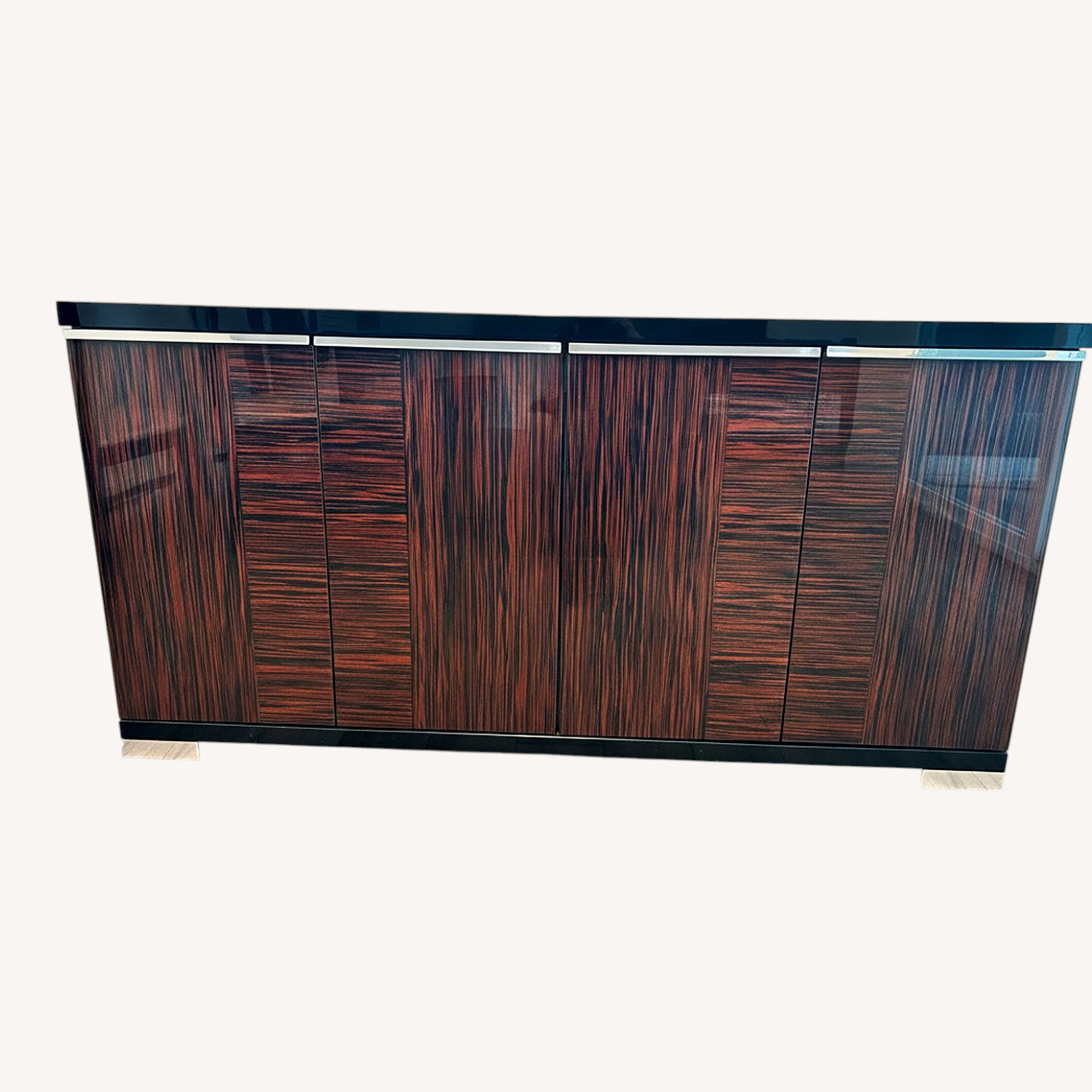 ALF Group Dark Brown Wood Veneer Sideboard - image-0