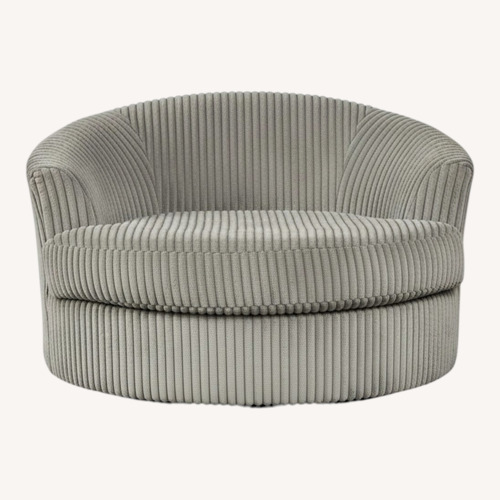 Used Ashley Lindyn Oversized Swivel Accent Chair for sale on AptDeco