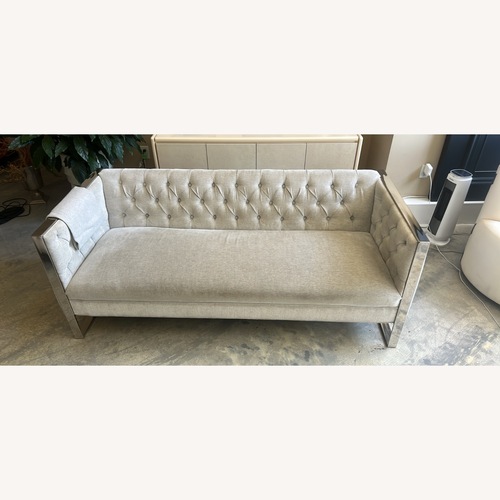 Used AllModern Light Gray Fabric 3+ Seater Sofa for sale on AptDeco