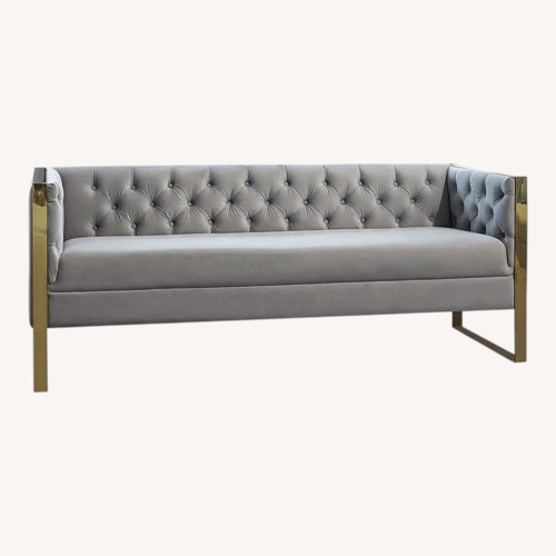 Used AllModern Light Gray Fabric 3+ Seater Sofa for sale on AptDeco