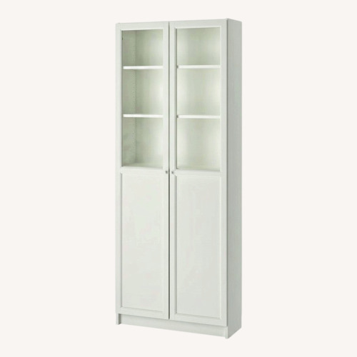 Used IKEA BILLY / OXBERG White Bookcase for sale on AptDeco
