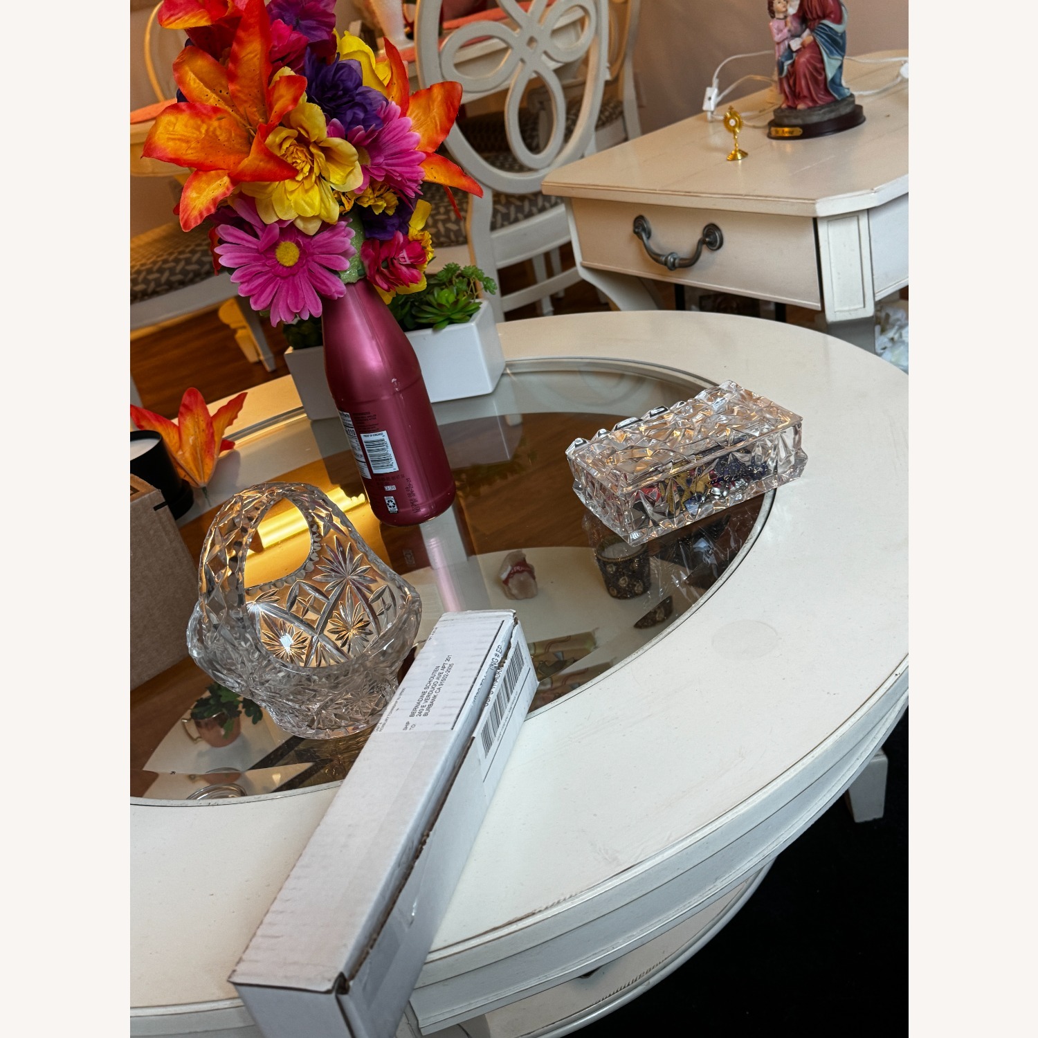 Stanley Furniture White Wood Coffee Table - image-2