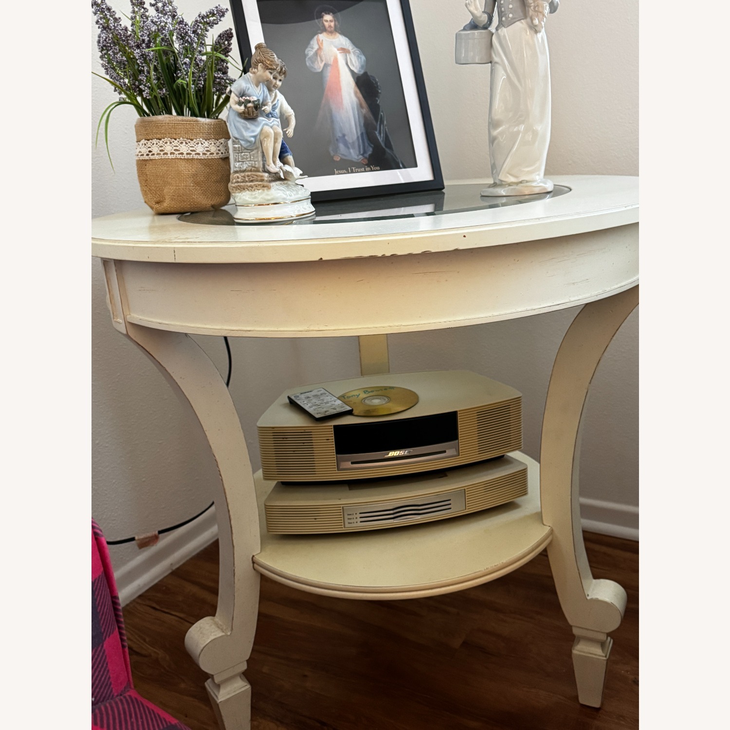 Stanley Furniture White Wood Coffee Table - image-4