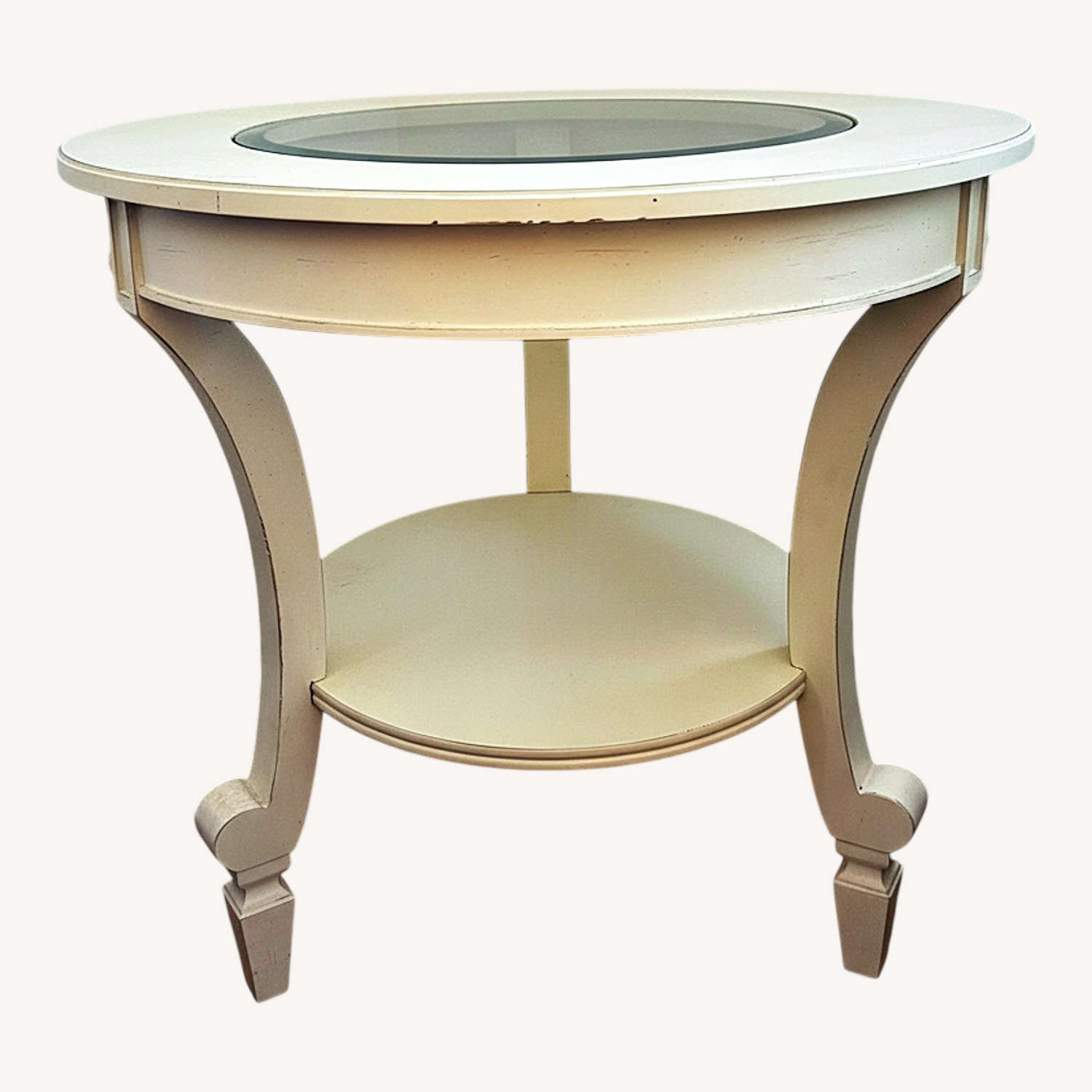 Stanley Furniture White Wood Coffee Table - image-0