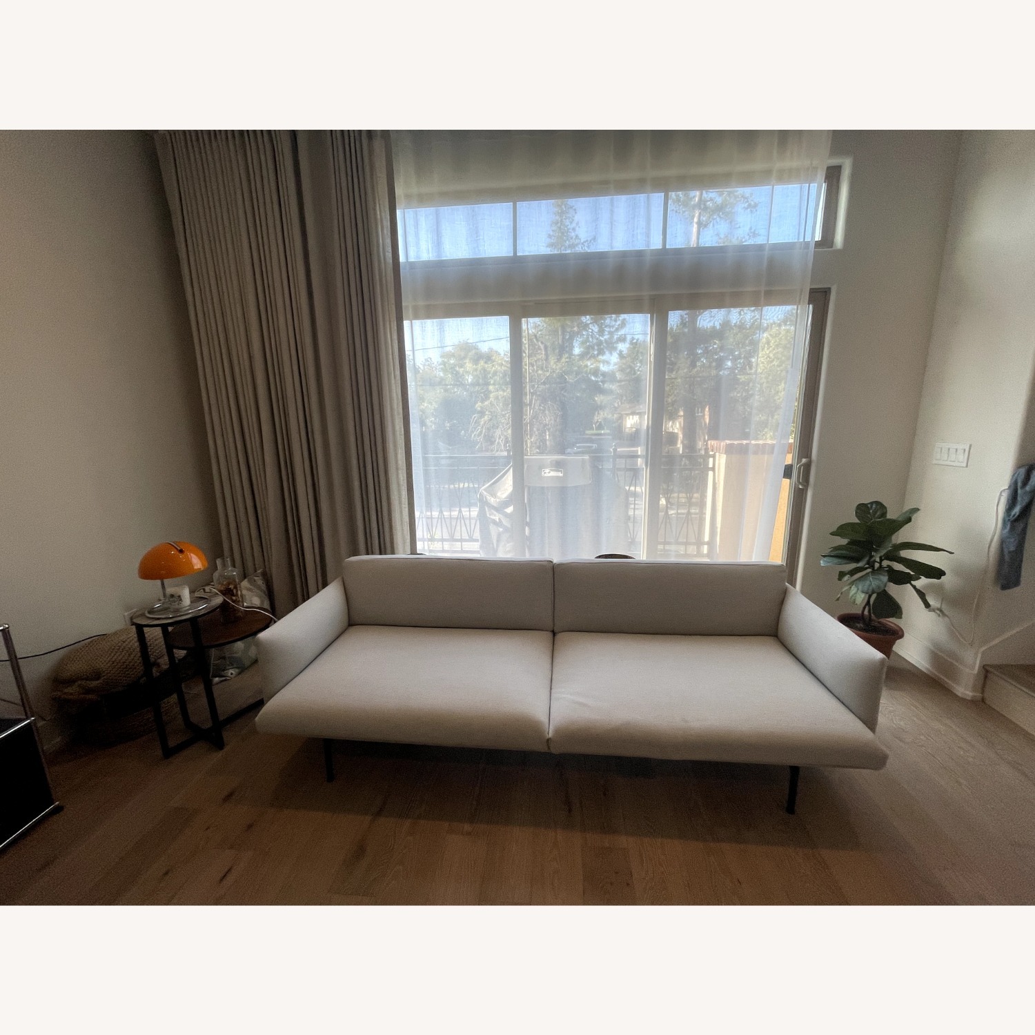 Muuto Outline Light Gray Fabric 3+ Seater Sofa - image-2