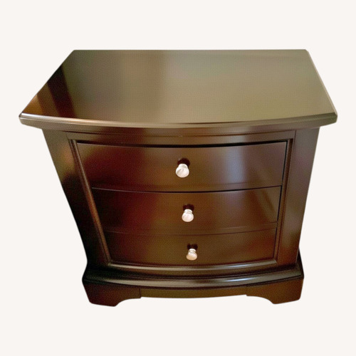 Used Vaughan Bassett Dark Brown Wood Nightstands for sale on AptDeco