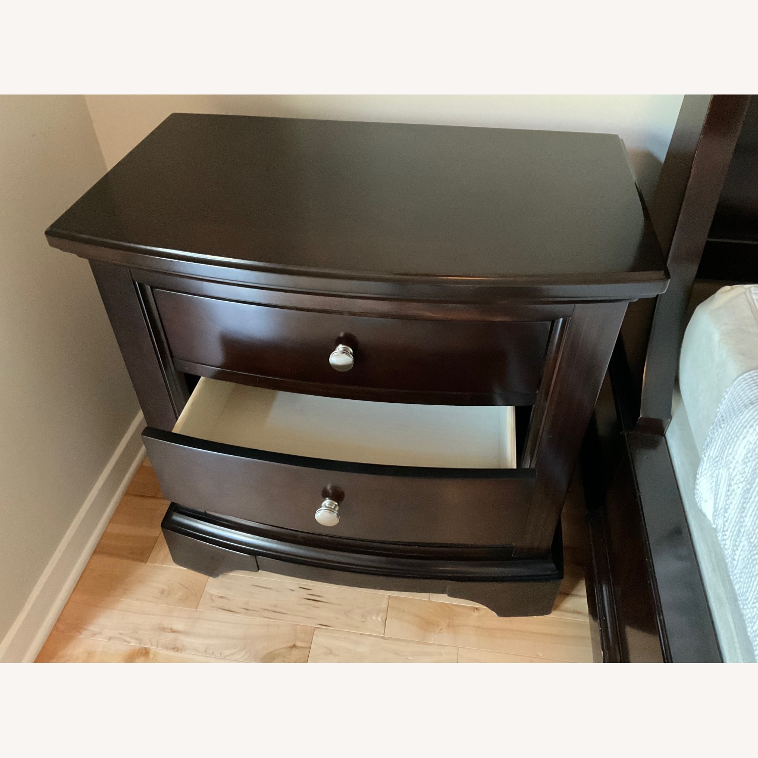 Vaughan Bassett Dark Brown Wood Nightstands - image-3