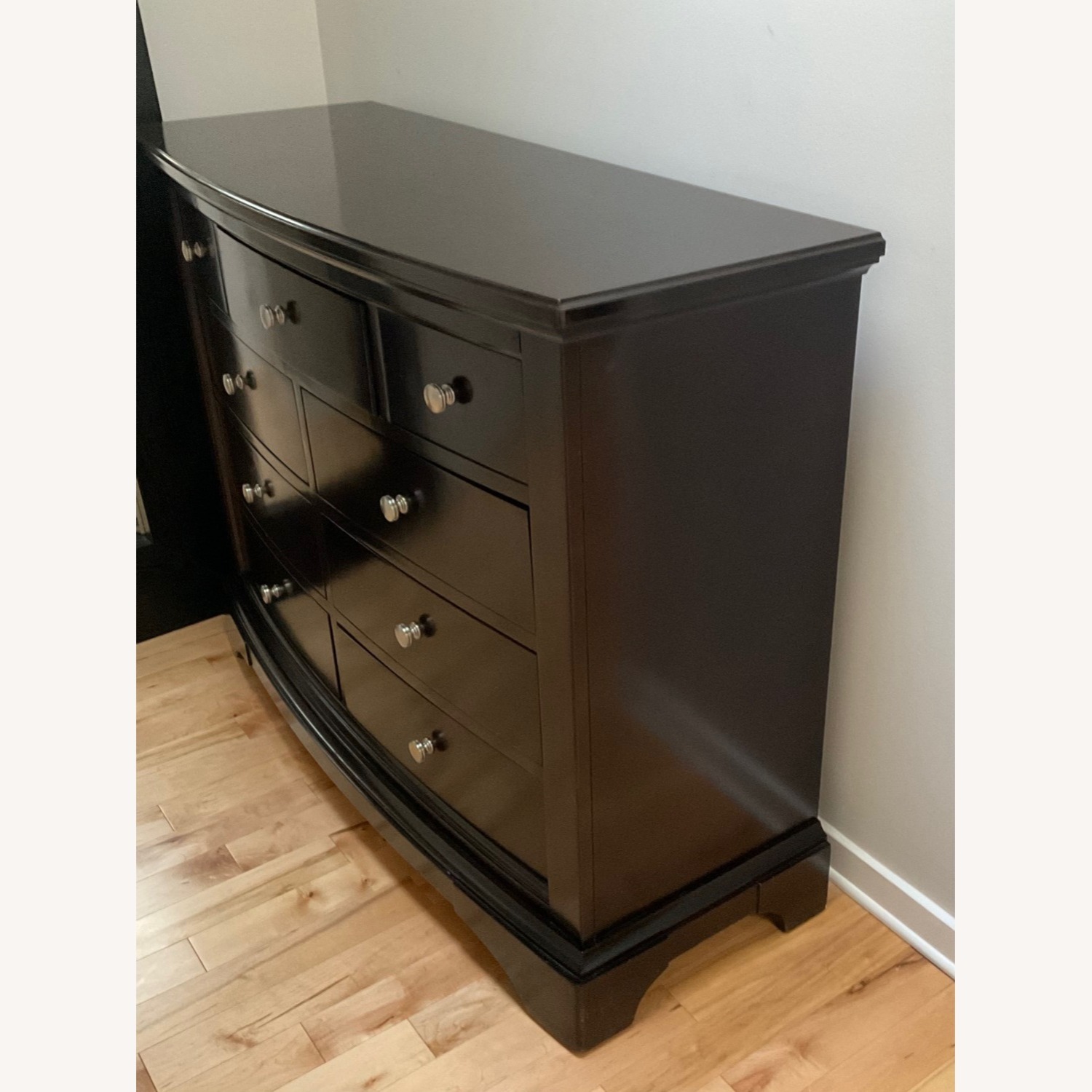 Dark Brown Wood Dresser - image-3