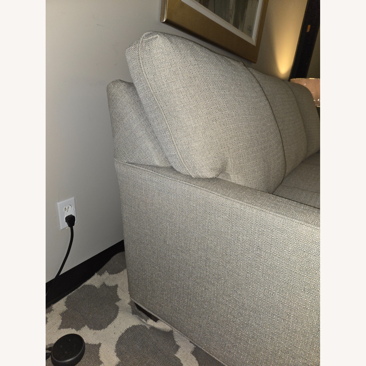 Natural Fabric 3+ Seater Sofa - image-3