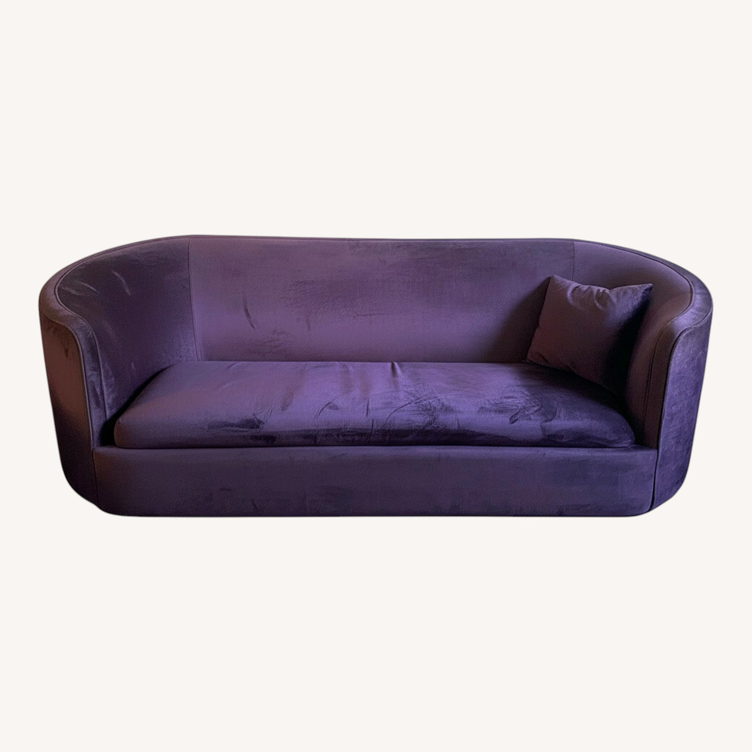 Anthropologie Vera Purple Velvet Sofa - image-4