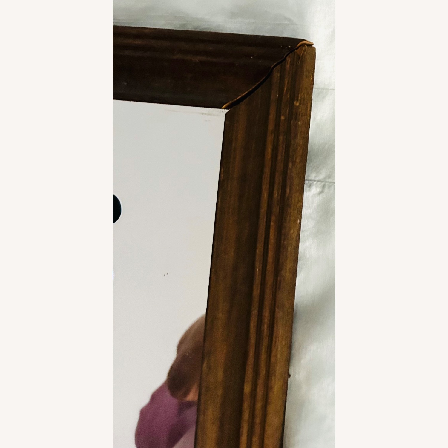Vintage/Antique Finds Dark Brown Wall Mirror - image-2