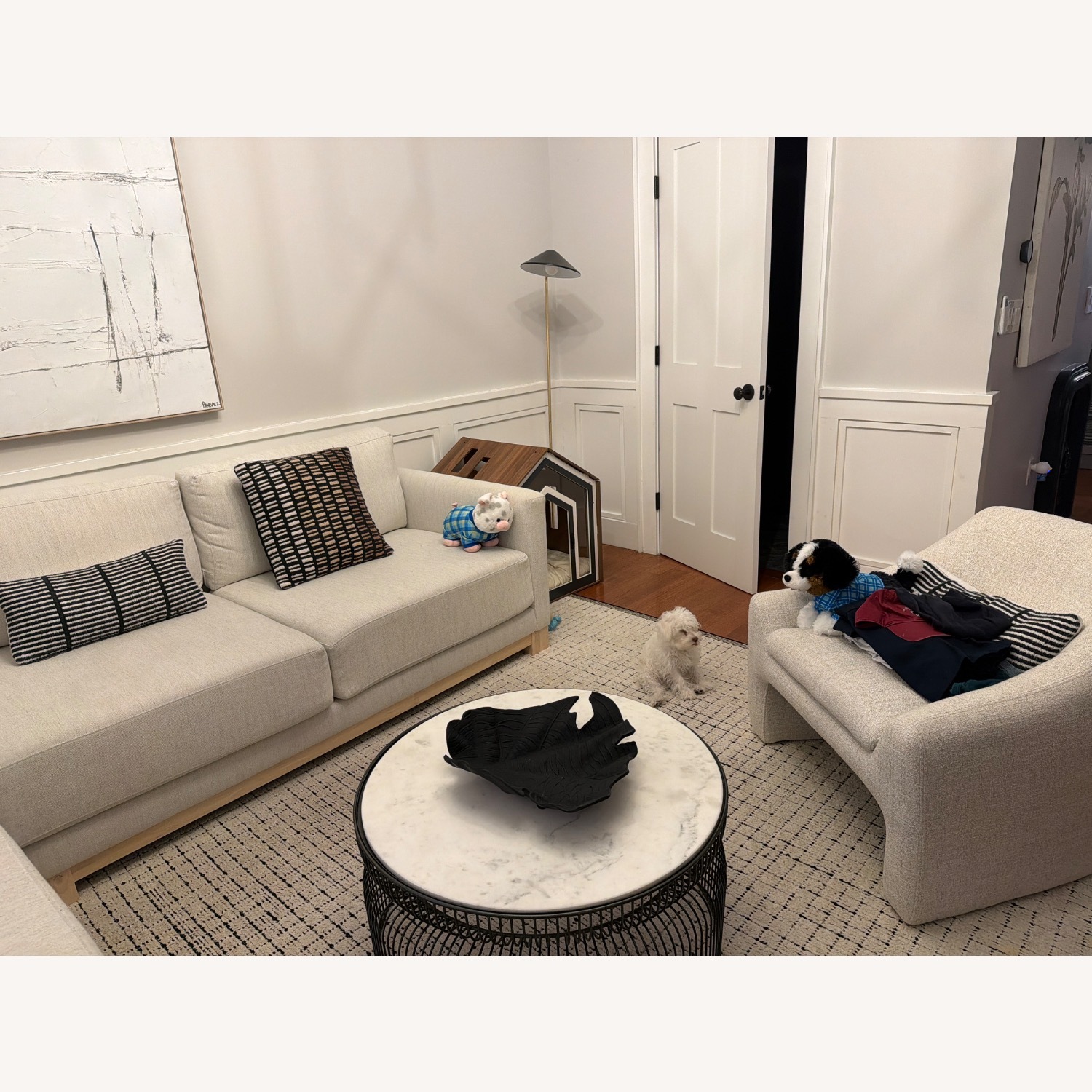 CB2 Gather White 3+ Piece Sectional - image-3