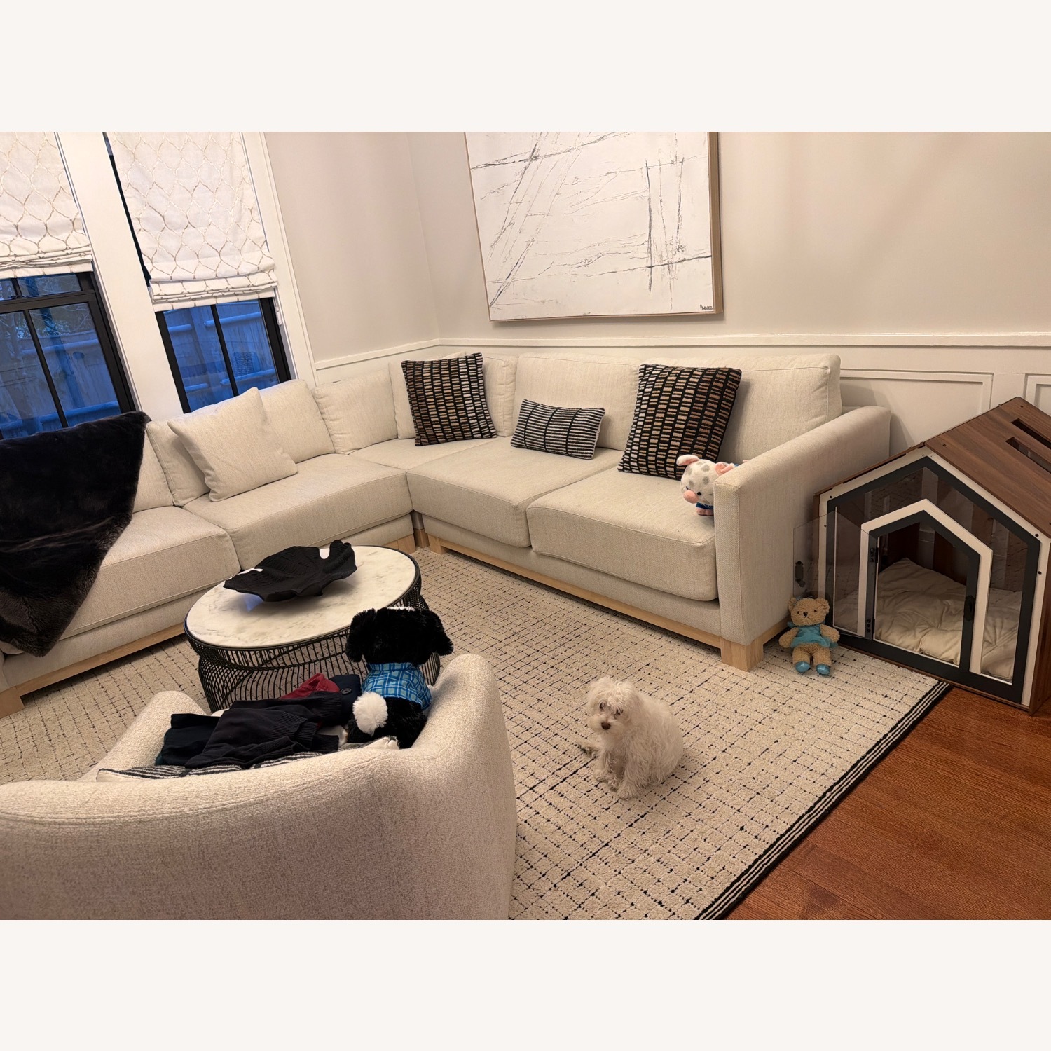 CB2 Gather White 3+ Piece Sectional - image-2