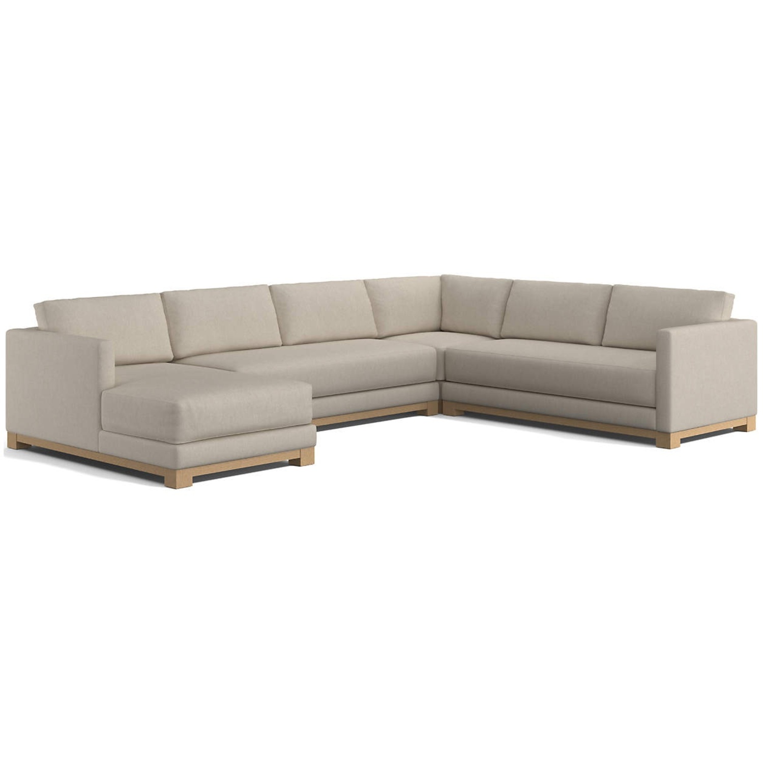 CB2 Gather White 3+ Piece Sectional - image-4