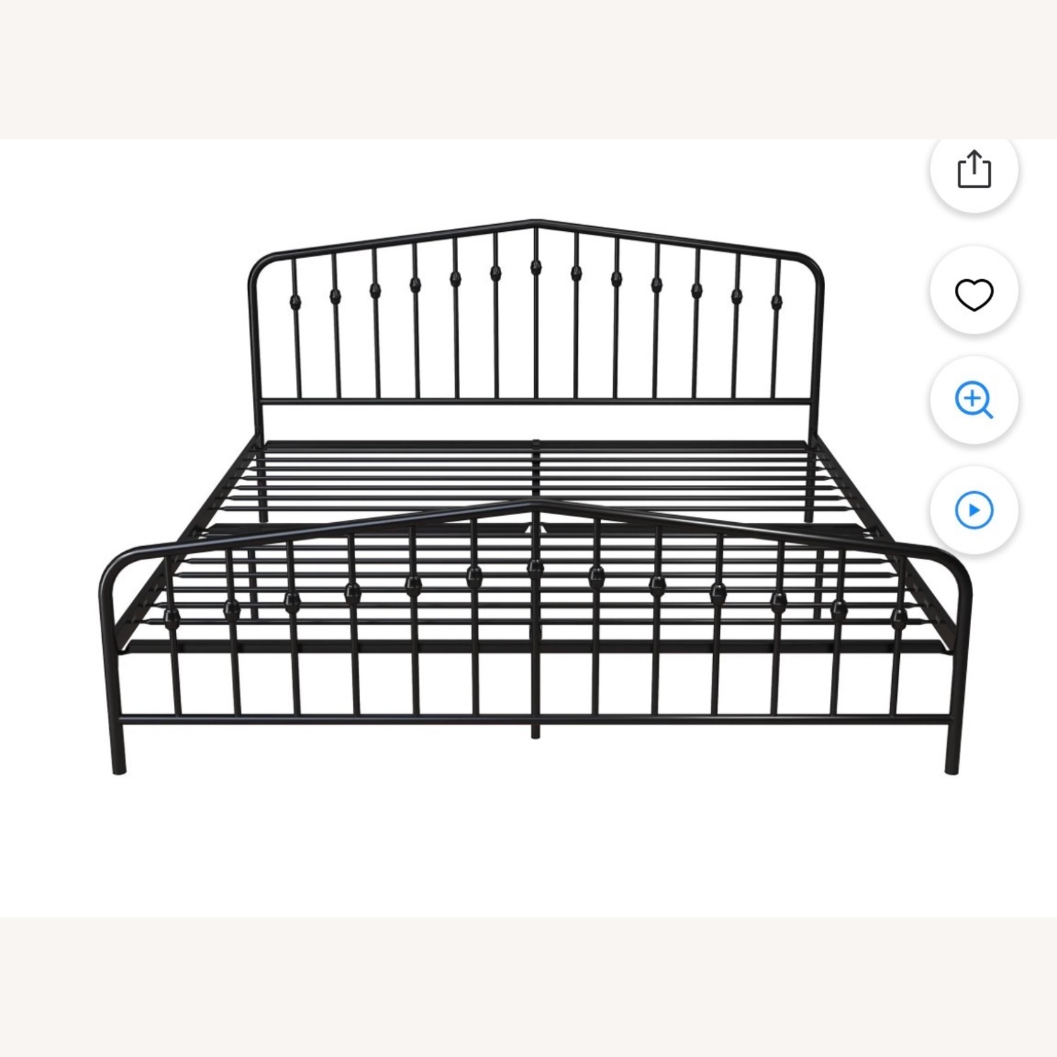 Walmart King Bedframe  - image-3