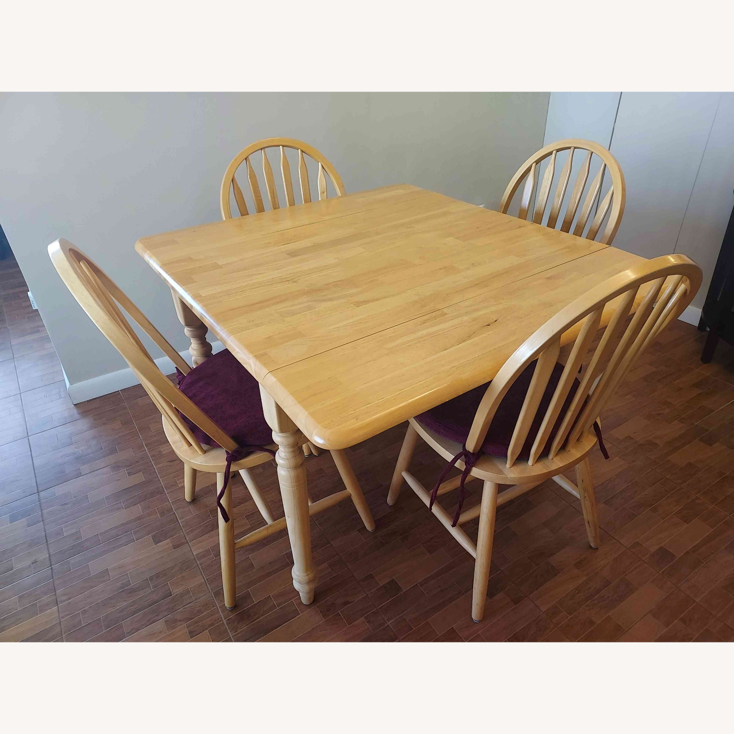Natural Wood Dining Set   - image-2