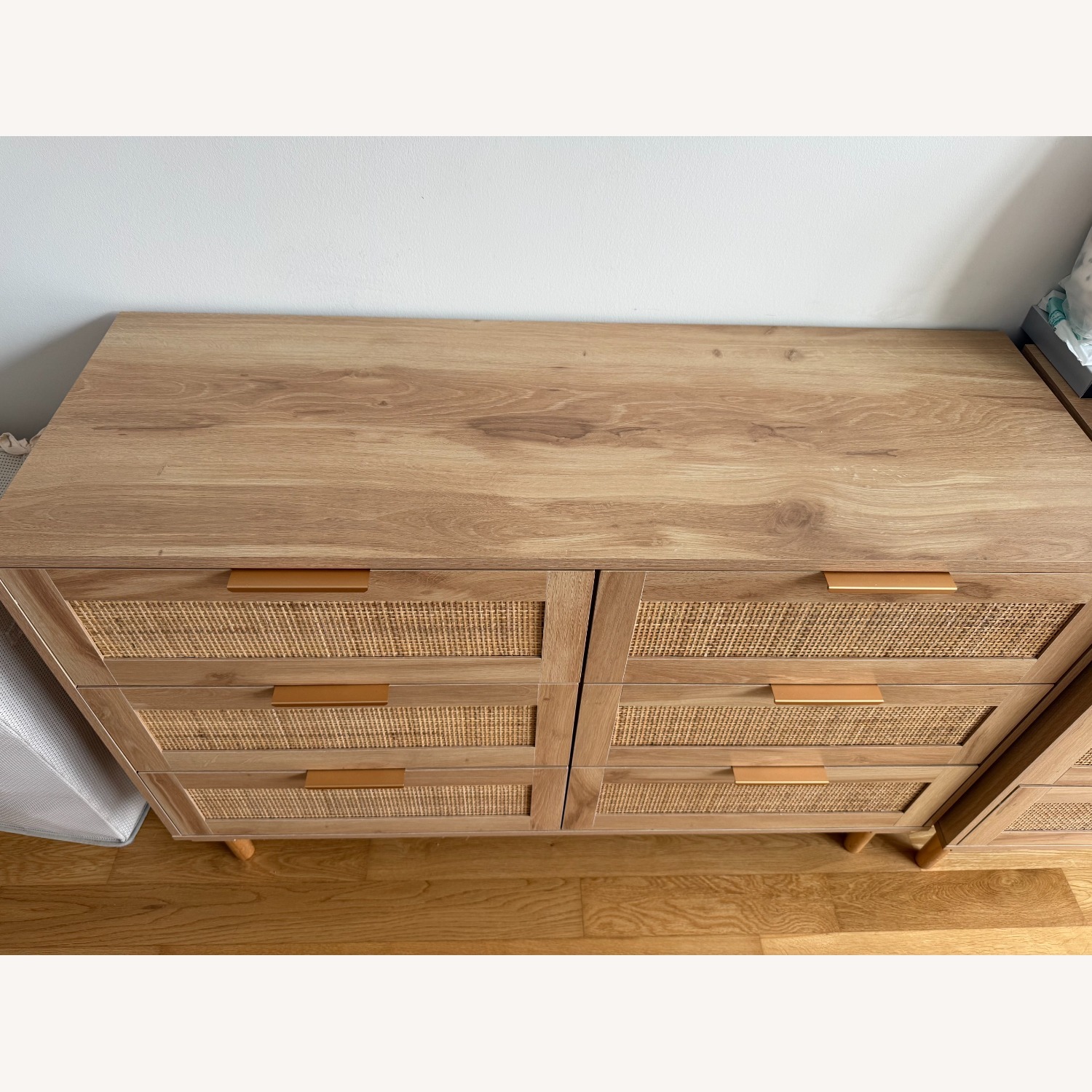6-Drawer Boho Dresser with Gold Handles - image-2
