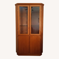 Skovby Light Brown Wood Wall Unit