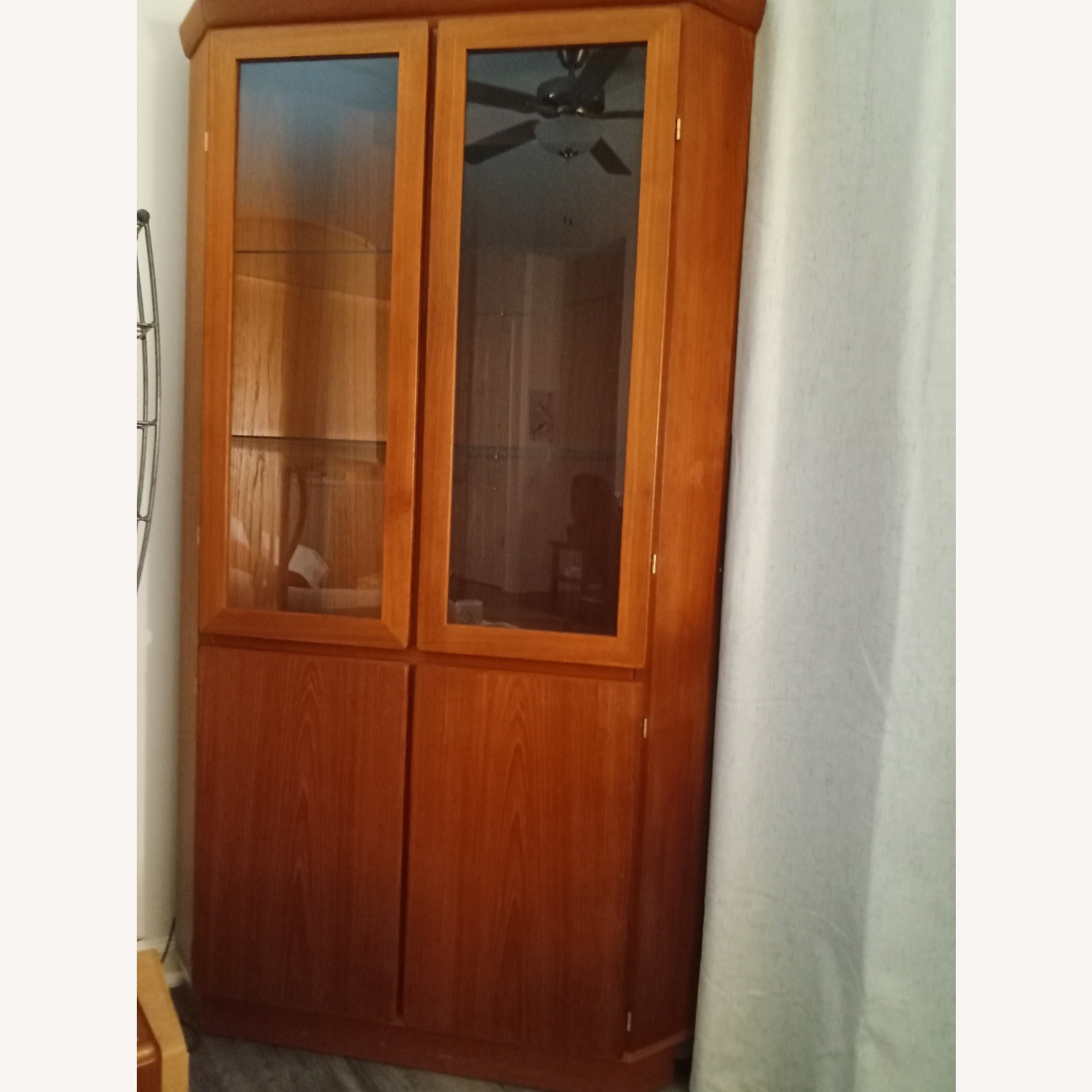 Skovby Light Brown Wood Wall Unit - image-1