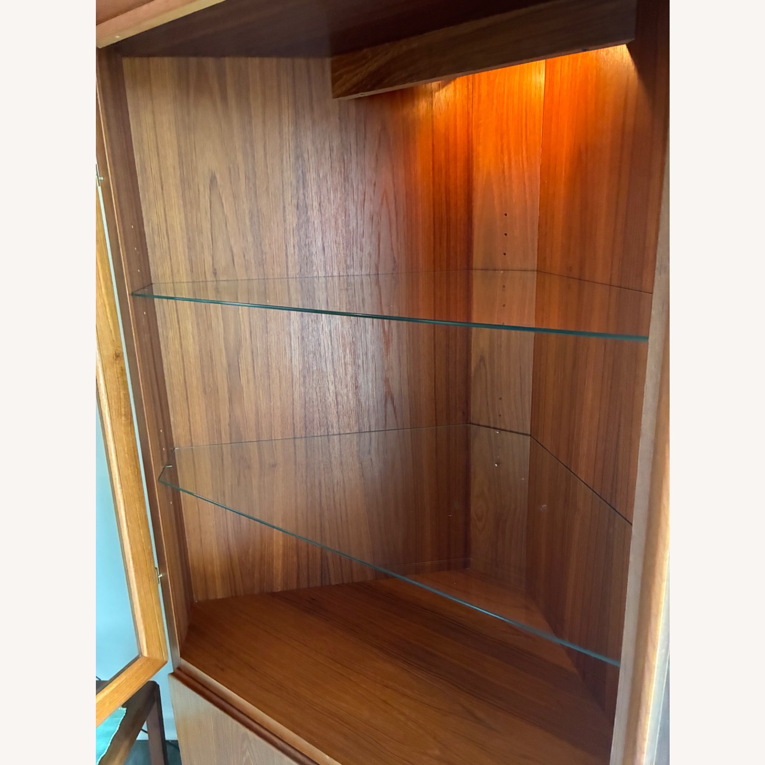 Skovby Light Brown Wood Wall Unit - image-6