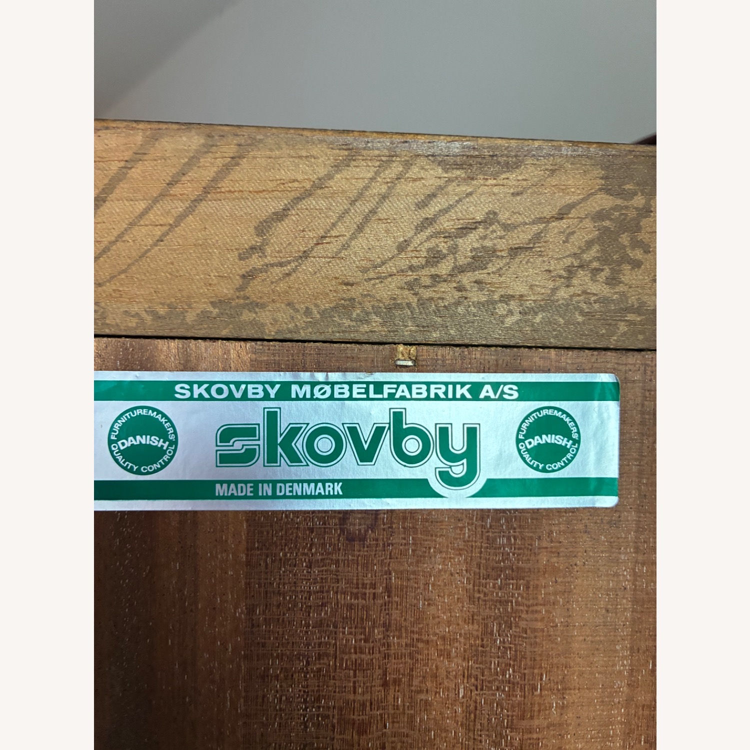 Skovby Light Brown Wood Wall Unit - image-9