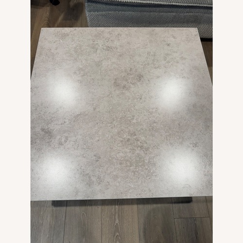 Used Gray Block Coffee Table  for sale on AptDeco