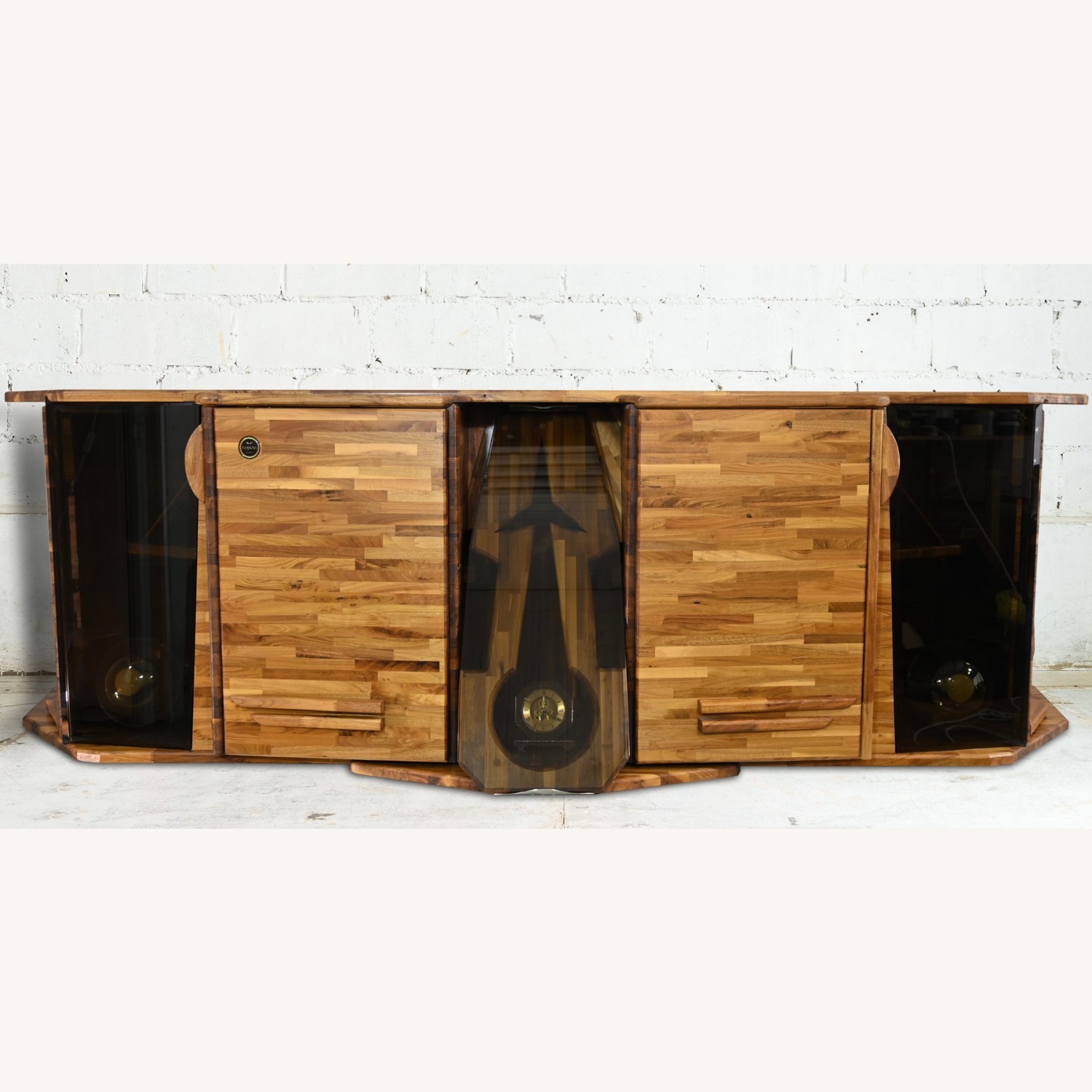 Art Furniture Dark Brown Wood Sideboard - image-7