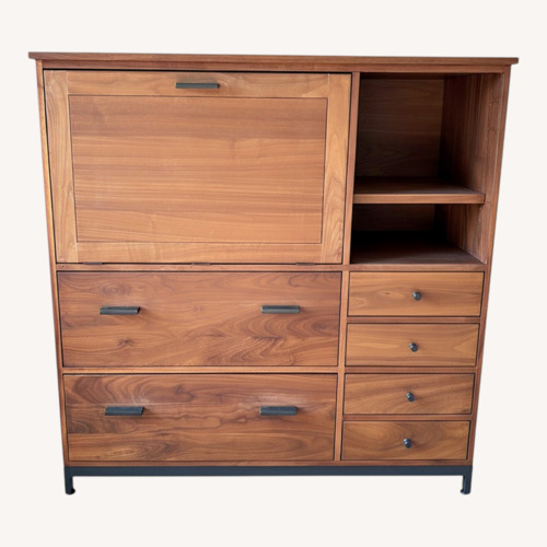 Used Room & Board Linear Media Storage With Two File Drawers for sale on AptDeco