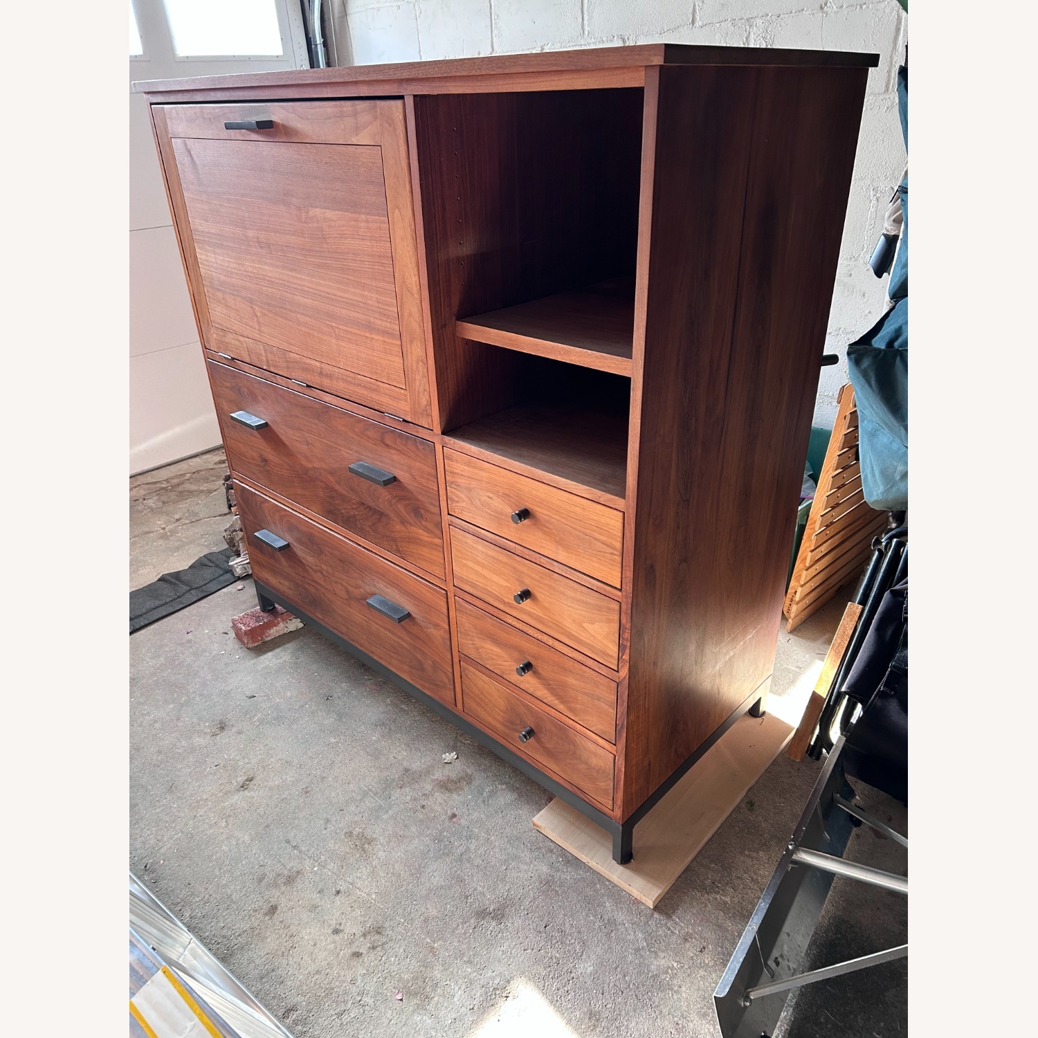 Room & Board Linear Media Storage With Two File Drawers - image-3