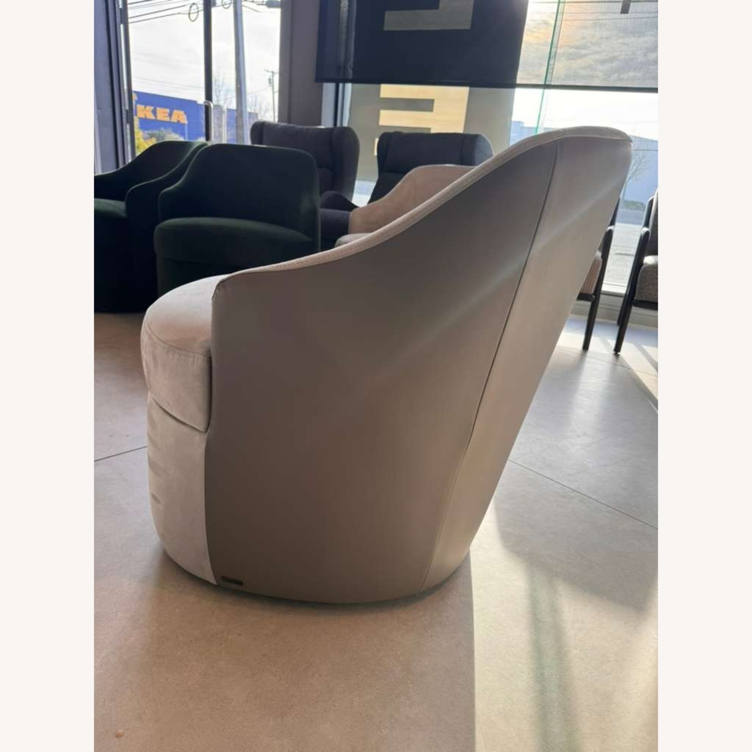 Lazzoni Tolina Natural Fabric Armchair - image-5