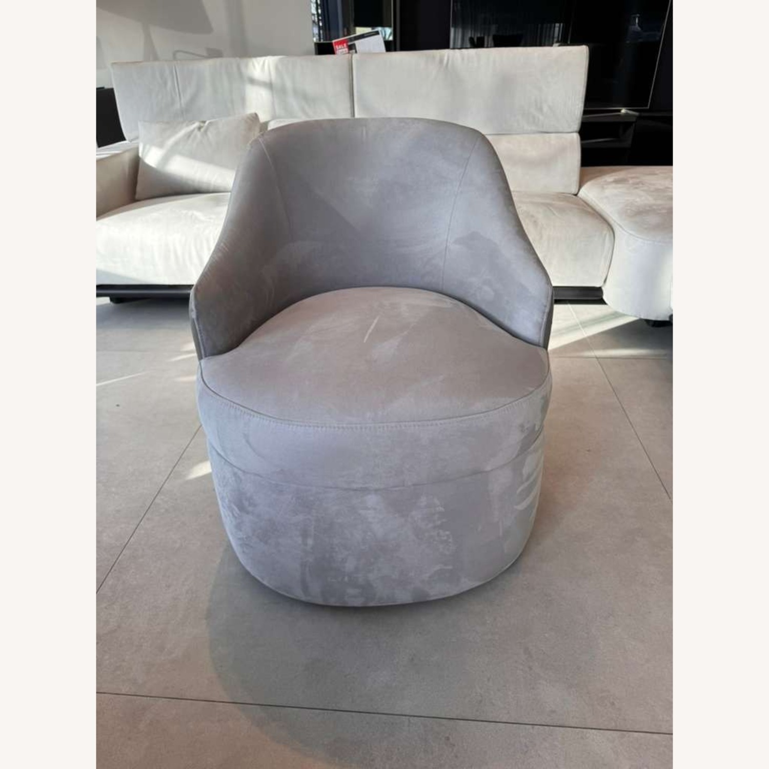 Lazzoni Tolina Natural Fabric Armchair - image-2