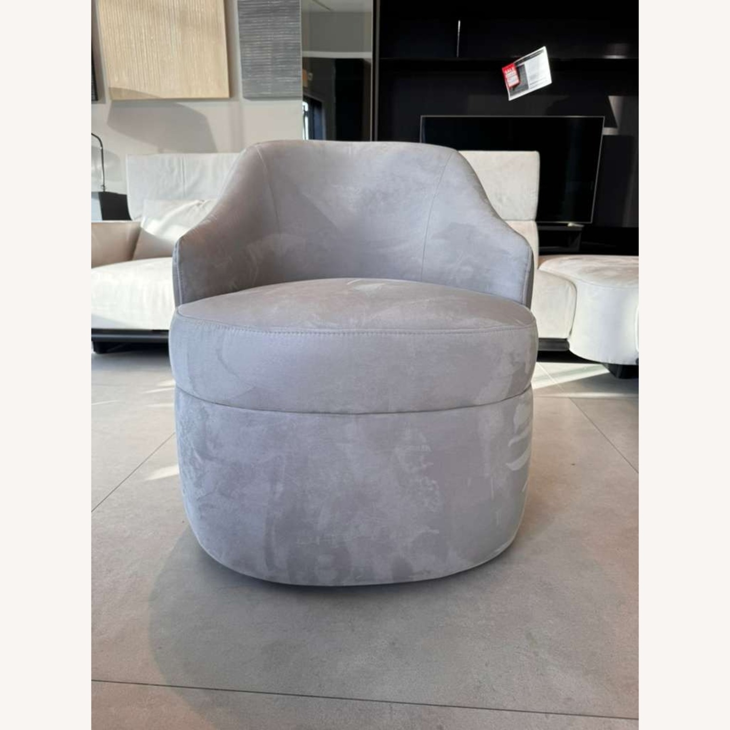 Lazzoni Tolina Natural Fabric Armchair - image-3