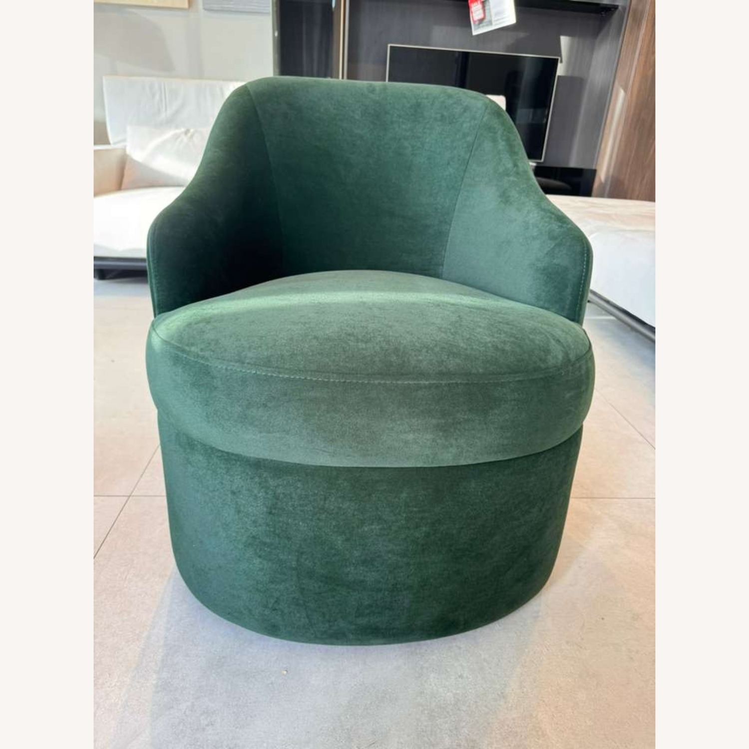 Lazzoni Tolina Armchair Green Fabric Armchair - image-1