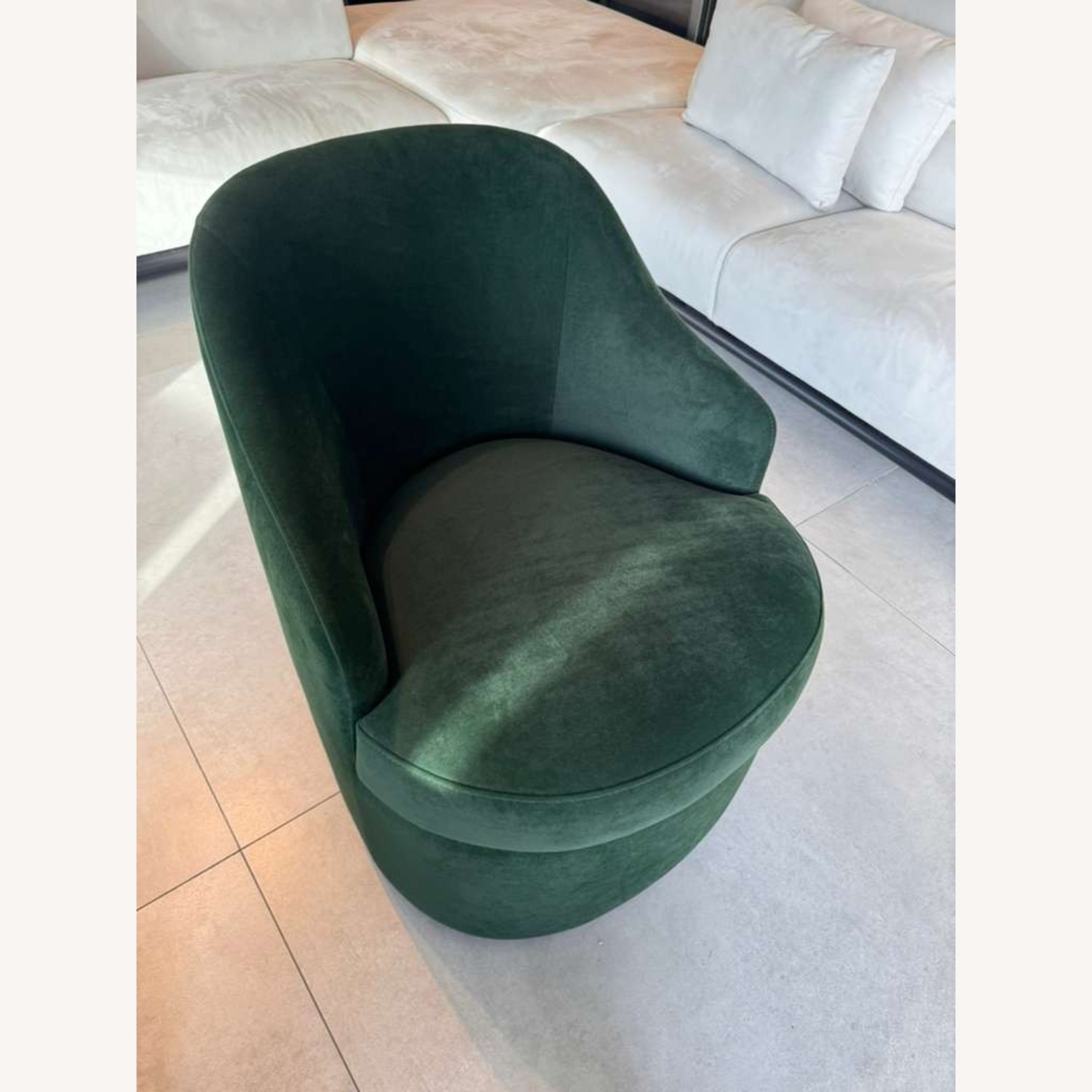 Lazzoni Tolina Armchair Green Fabric Armchair - image-4