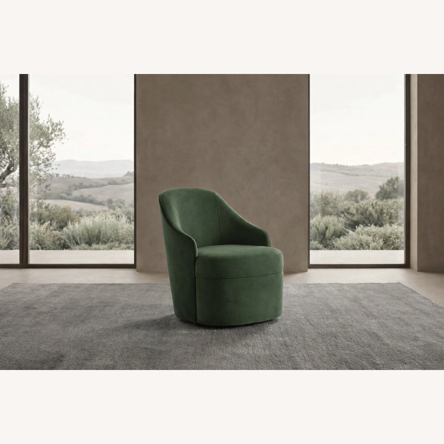 Lazzoni Tolina Armchair Green Fabric Armchair - image-6