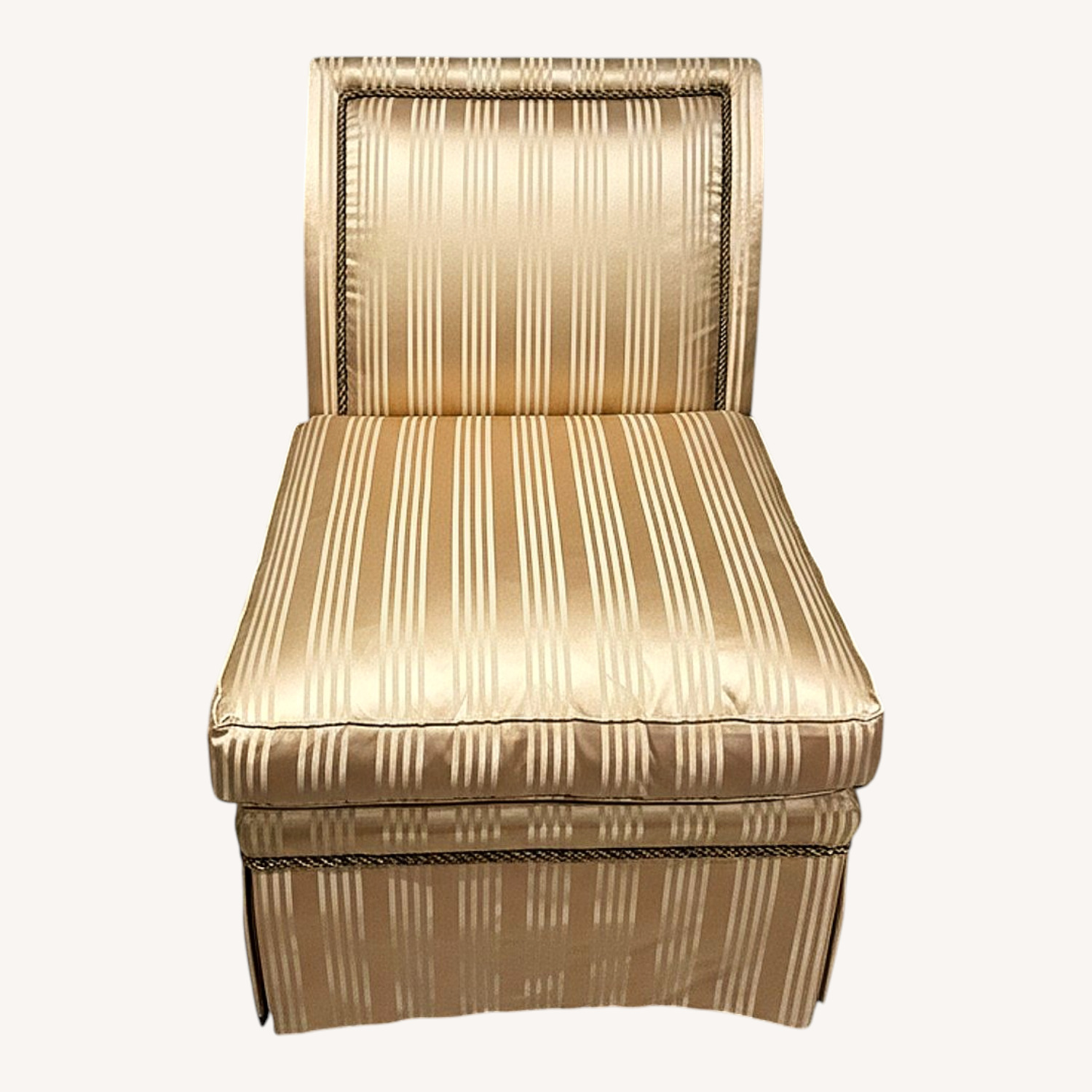 Ej Victor Gold Fabric Accent Chair - image-0