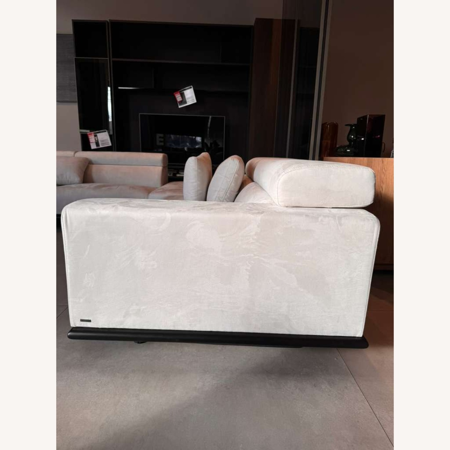 Lazzoni York Sofa White Fabric 3+ Piece Sectional - image-7